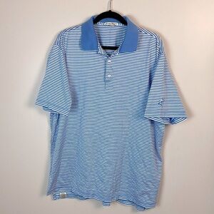 Peter Millar Striped Polo Shirt size XL